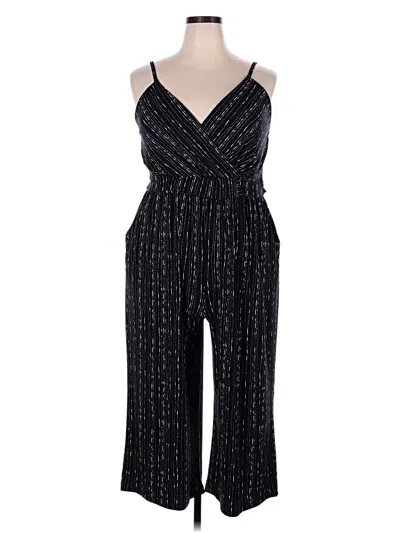 Pre-owned Kaileigh Jumpsuit In Black