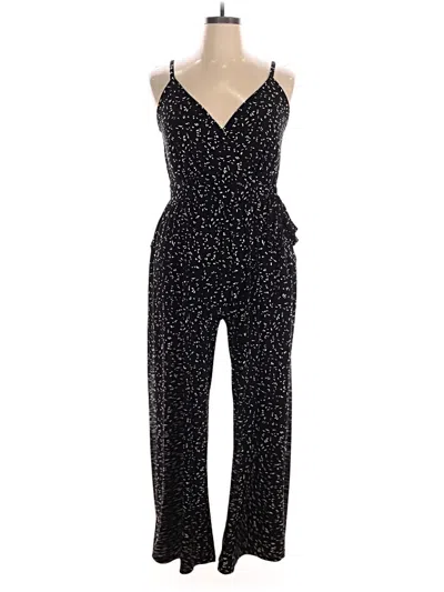 Pre-owned Kaileigh Jumpsuit In Black