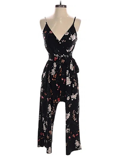 Pre-owned Kaileigh Jumpsuit In Black