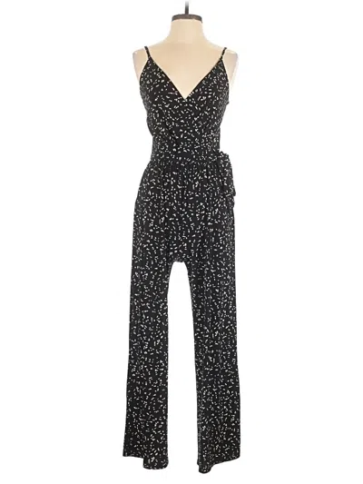 Pre-owned Kaileigh Jumpsuit In Black