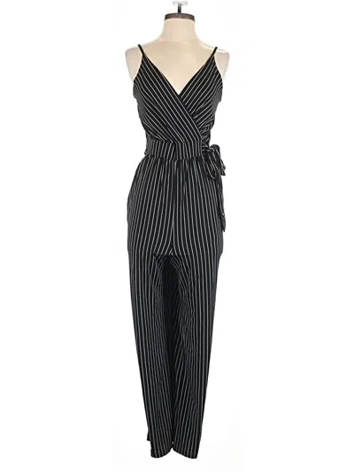 Pre-owned Kaileigh Jumpsuit In Black