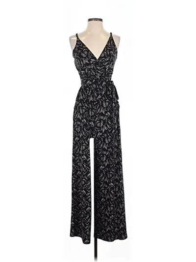 Pre-owned Kaileigh Jumpsuit In Black