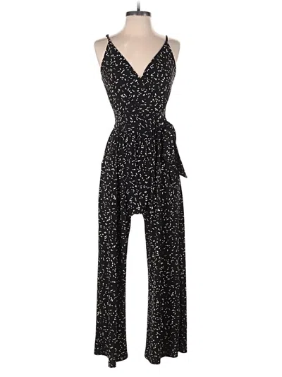 Pre-owned Kaileigh Jumpsuit In Black