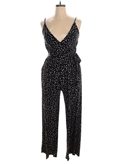 Pre-owned Kaileigh Jumpsuit In Black