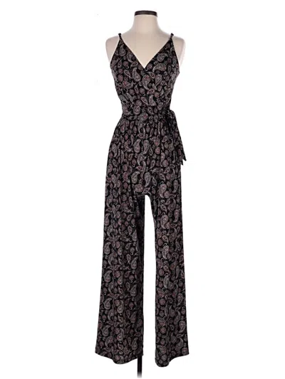 Pre-owned Kaileigh Jumpsuit In Black