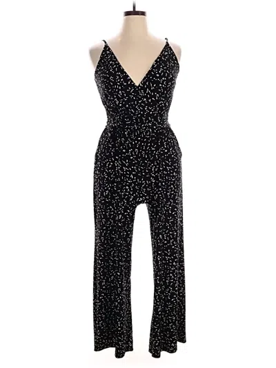Pre-owned Kaileigh Jumpsuit In Black