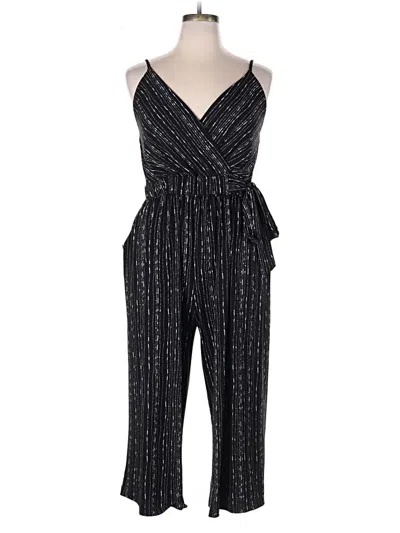 Pre-owned Kaileigh Jumpsuit In Black