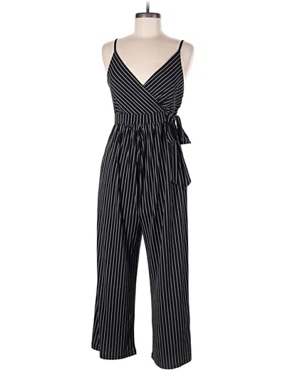 Pre-owned Kaileigh Jumpsuit In Black