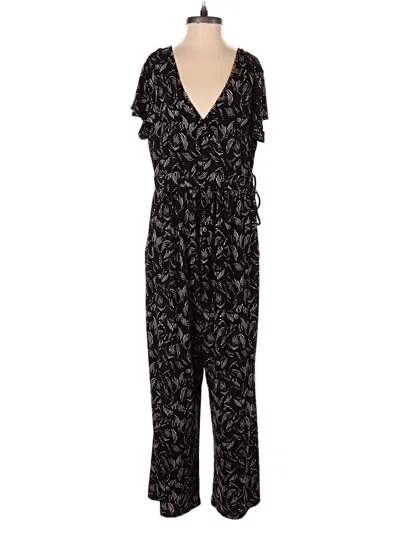 Pre-owned Kaileigh Jumpsuit In Black