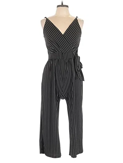 Pre-owned Kaileigh Jumpsuit In Black