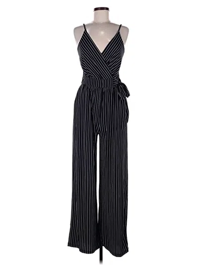 Pre-owned Kaileigh Jumpsuit In Black