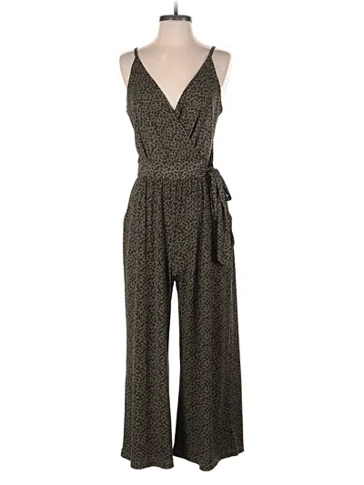 Pre-owned Kaileigh Jumpsuit In Brown