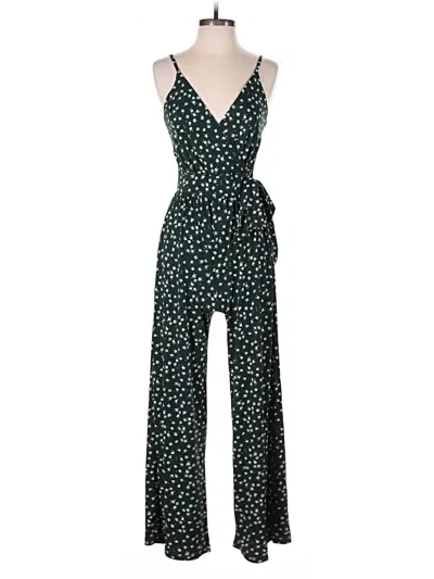 Pre-owned Kaileigh Jumpsuit In Green