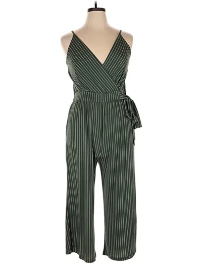 Pre-owned Kaileigh Jumpsuit In Green