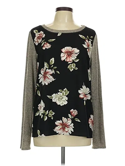 Pre-owned Kaileigh Long Sleeve T-shirt In Black
