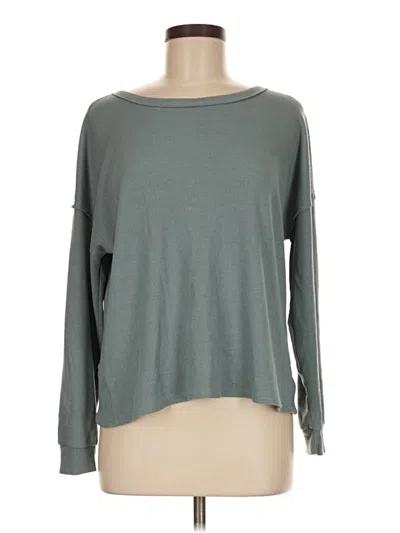Pre-owned Kaileigh Long Sleeve T-shirt In Green