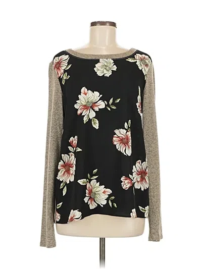 Pre-owned Kaileigh Pullover Sweater In Black