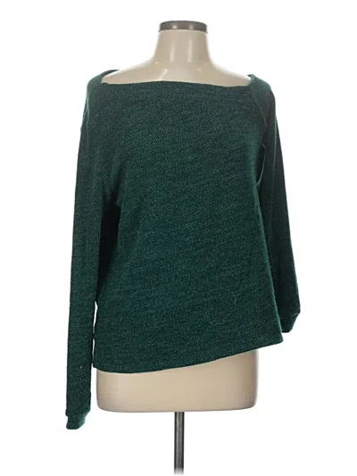 Pre-owned Kaileigh Pullover Sweater In Green