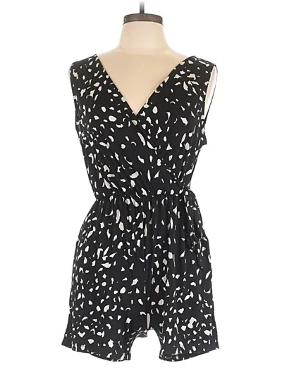 Pre-owned Kaileigh Romper In Black