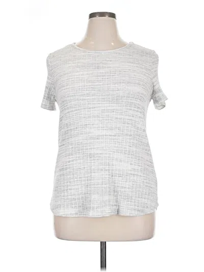 Pre-owned Kaileigh Short Sleeve T-shirt In Silver