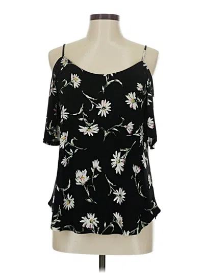 Pre-owned Kaileigh Sleeveless Blouse In Black