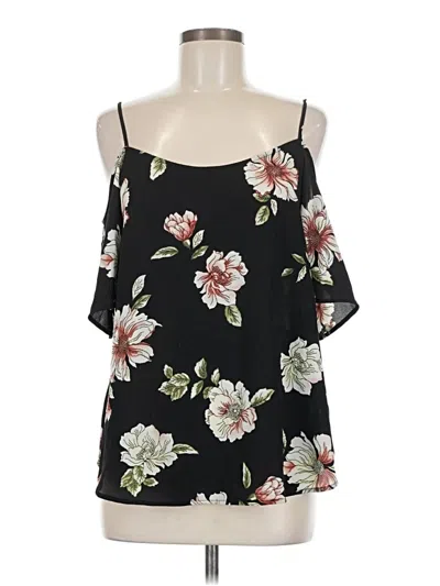 Pre-owned Kaileigh Sleeveless Blouse In Black