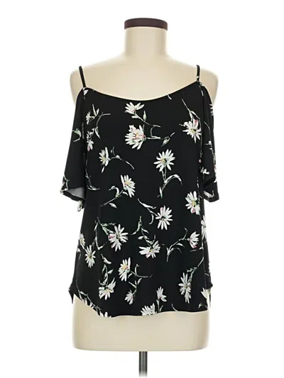 Pre-owned Kaileigh Sleeveless Blouse In Black