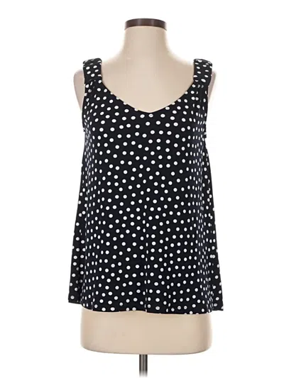 Pre-owned Kaileigh Sleeveless Blouse In Black
