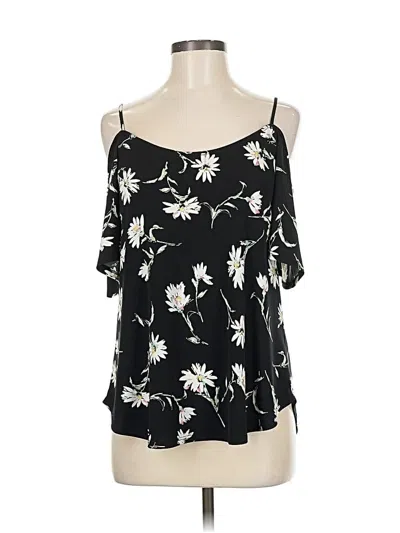 Pre-owned Kaileigh Sleeveless Blouse In Black