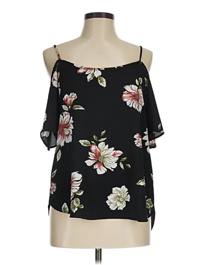 Pre-owned Kaileigh Sleeveless Blouse In Black
