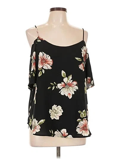 Pre-owned Kaileigh Sleeveless Blouse In Black