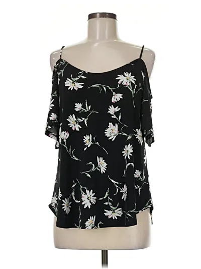 Pre-owned Kaileigh Sleeveless Blouse In Black