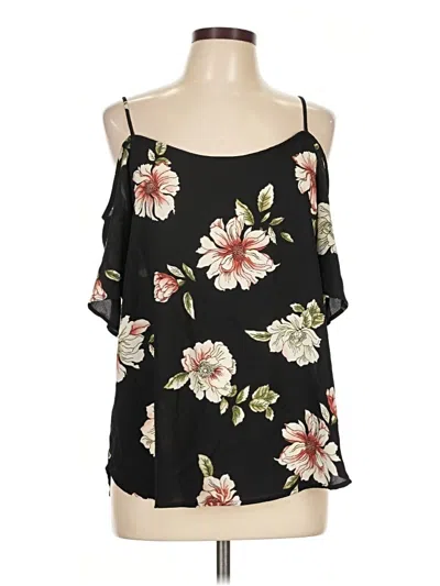 Pre-owned Kaileigh Sleeveless Blouse In Black