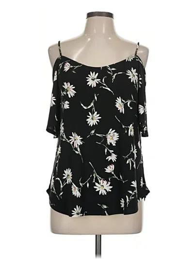 Pre-owned Kaileigh Sleeveless Blouse In Black