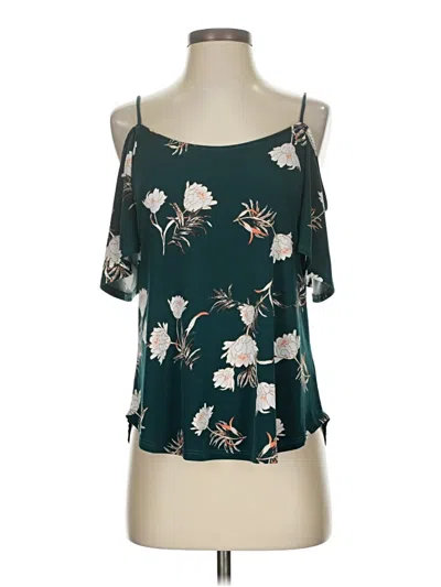 Pre-owned Kaileigh Sleeveless Blouse In Blue