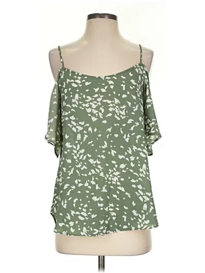Pre-owned Kaileigh Sleeveless Blouse In Green