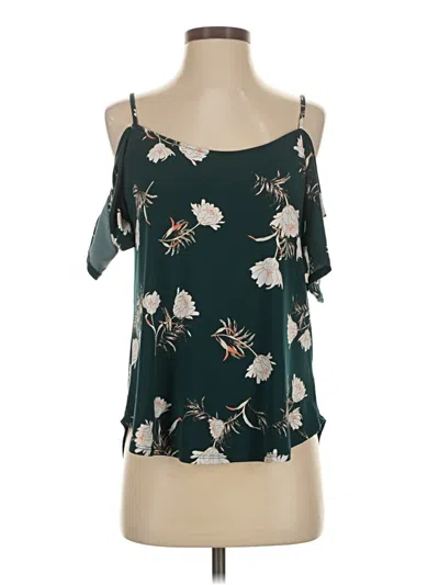 Pre-owned Kaileigh Sleeveless Blouse In Teal