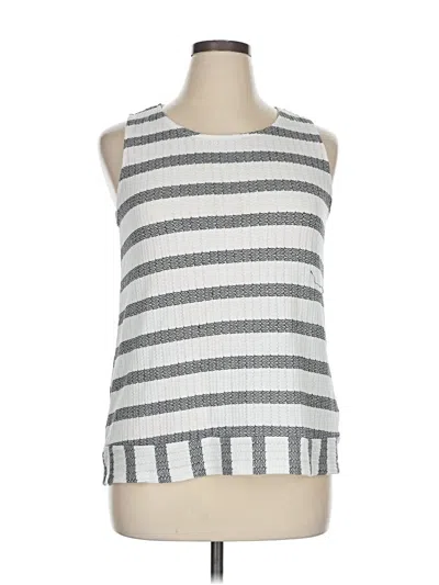 Pre-owned Kaileigh Sleeveless Top Black Boatneck Tops