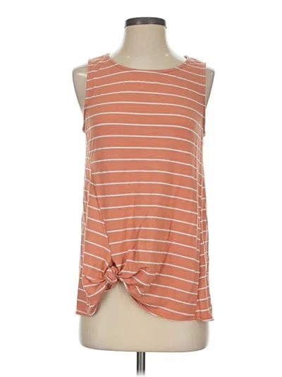 Pre-owned Kaileigh Sleeveless T-shirt In Orange