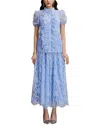 Kaimilan 2pc Blouse & Skirt Set In Blue