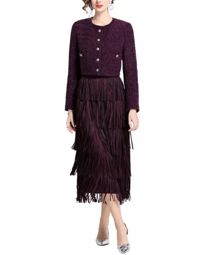 Kaimilan 2pc Cardigan & Skirt Set