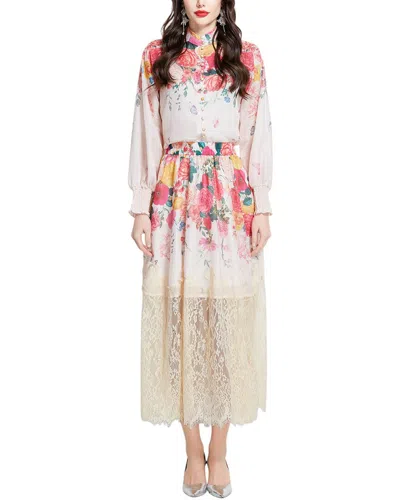 Kaimilan 2pc Shirt & Maxi Skirt Set