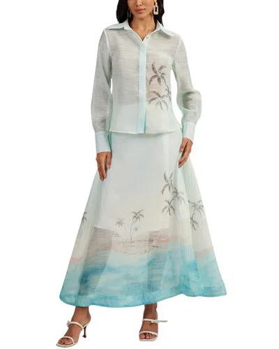Kaimilan 2pc Shirt & Skirt Set In Multi