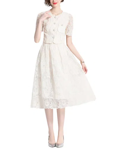 Kaimilan 2pc Top & Skirt Set In Beige