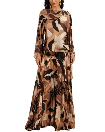 Kaimilan 2pc Top & Skirt Set In Brown