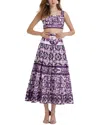 Kaimilan 2pc Top & Skirt Set In Purple