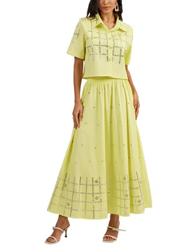 Kaimilan 2pc Top & Skirt Set In Yellow