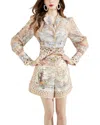 Kaimilan Blouse & Short Set In Multi
