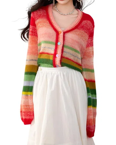 Kaimilan Cardigan In Red