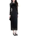 Kaimilan Kaimilian Midi Dress In Black